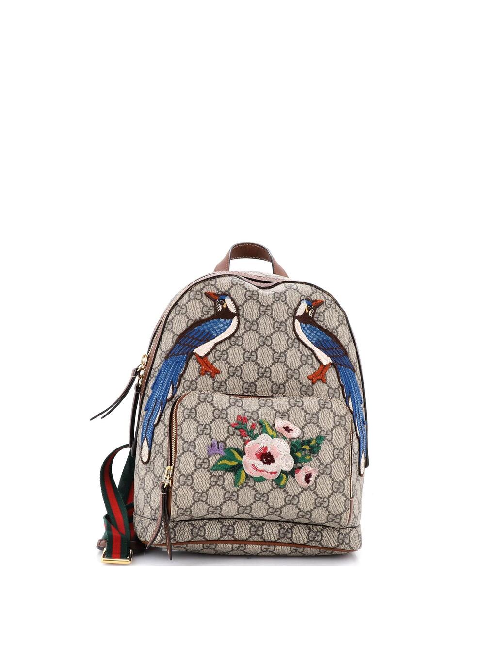 Gucci Zip Pocket Backpack Embroidered #249848G10B